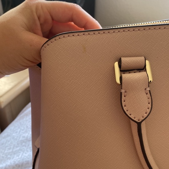 Michael Kors Savannah Small Satchel In Pink - Picture 5 of 7